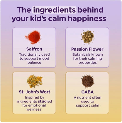 Mellow Monsters Focus & Calm Gummies